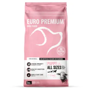 Euro-Premium Puppy Lam - Rijst 3 kg