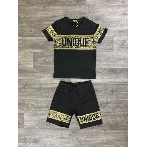 2 delig set Unioue zwart