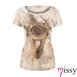 Missy T-shirt Beige / bruin