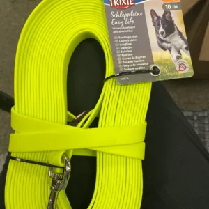 Trixie sleeplijn m-xl 10m neon geel