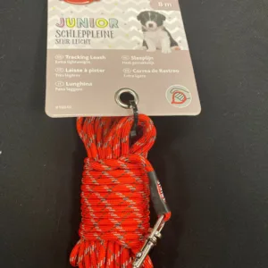 Trixie junior sleeplijn CE-xs 8meter kleur rood