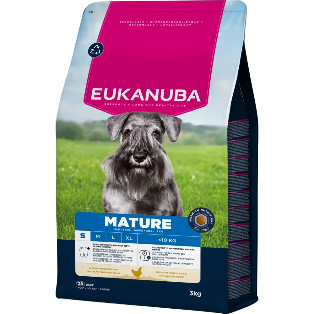 Eukanuba Life Care dog mature small chicken 3kg