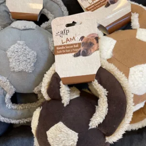 Afp lam handle soccer ball Beige , Bruin Grijs