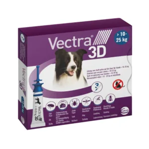 Vectra 3d dog 10-25kg 3pip