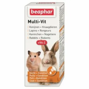 Beaphar multi-vit konijn&knaagdier 20ml