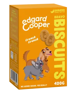 Edgard&Cooper biscuit adult banana&peanut 400gr