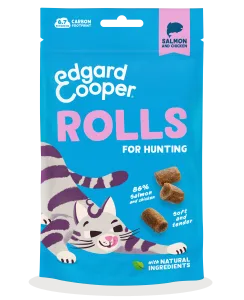 Edgard&Cooper kat adult rolls zalm 45gr