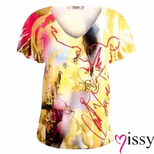 Missy Shirt Yellow paint