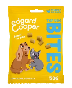 Edgard&Cooper bite adult S turkey&chicken 50gr