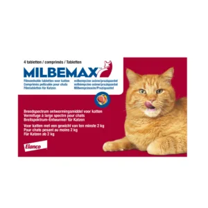 Milbemax Tabletten Kat Groot 4 tabl. >2kg