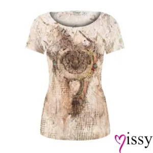 Missy T-shirt Beige / bruin