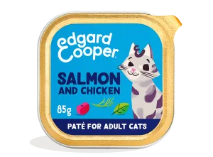 Edgard&Cooper kat adult paté zalm&kip 85gr