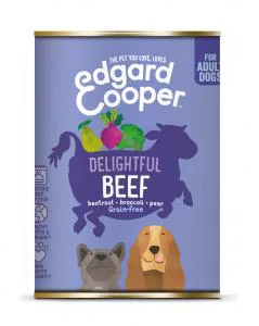 Edgard&Cooper hond adult blik rund 400gr