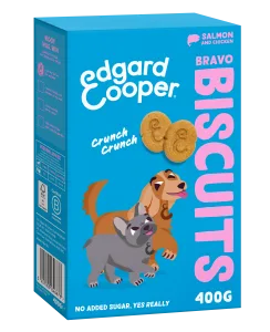 Edgard&Cooper biscuit adult salmon&chicken 400gr