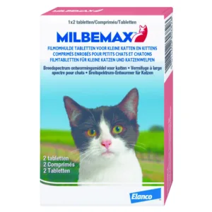 Milbemax Tabletten Kitten/Kat Klein R 2 tabl. 0,5-2kg