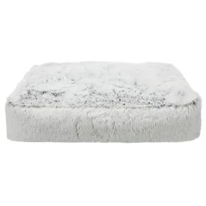 Kussen Harvey, hoekig, 100 × 70 cm, wit-zwart