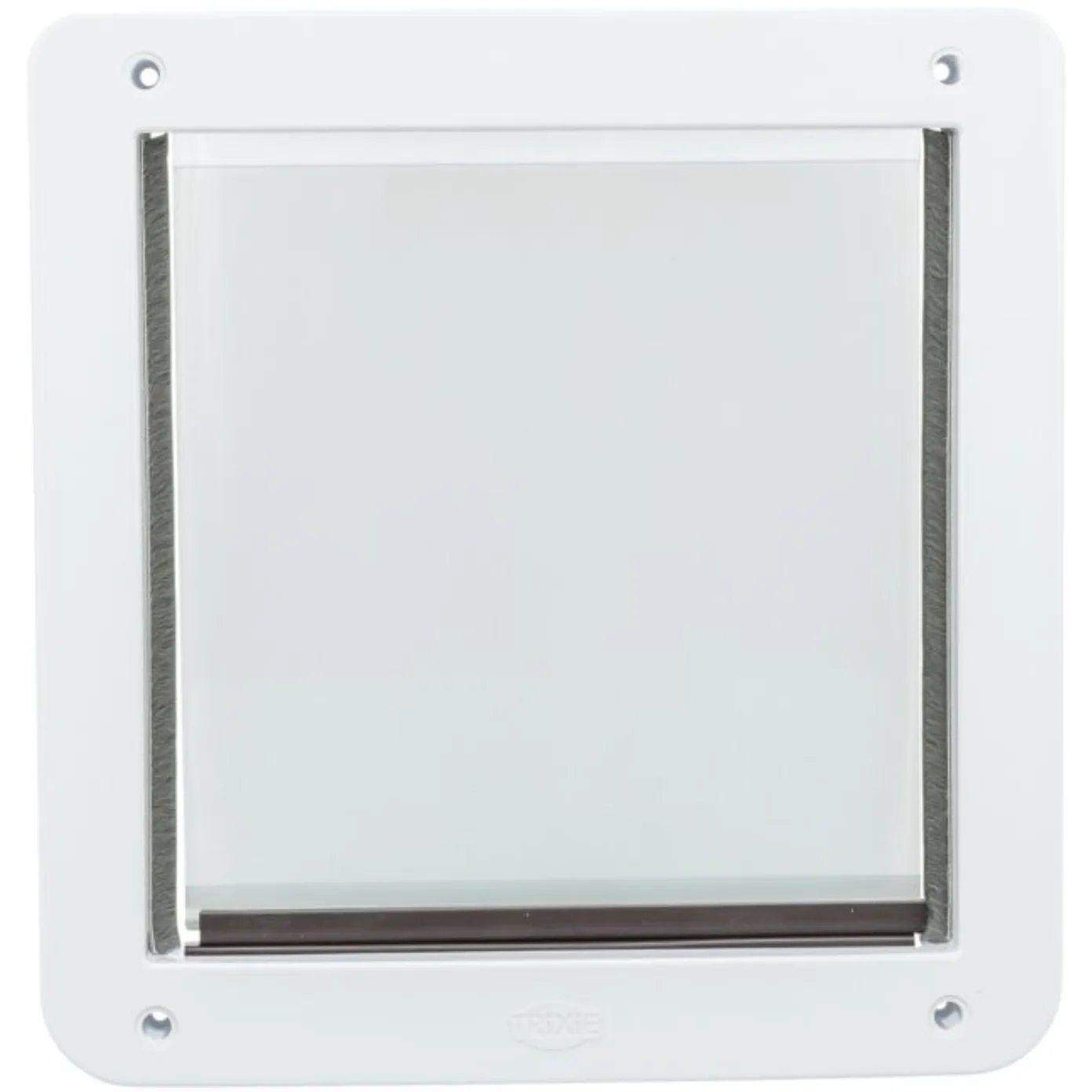 2-weg huisdierluik voor honden, met tunnel, S–M: 30 × 36 cm, wit - Afbeelding 4