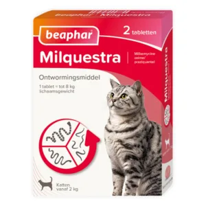 Beaphar Milquestra kat 2-12kg 2tabl