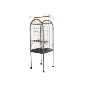 Papegaaienkooi JOAN Antraciet 55 x 55 x 160 cm