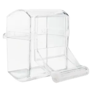 Voerbak met landingsplaats, kunststof, 70 ml/7 × 7 cm, diverse