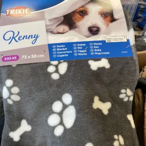 Trixie deken Kenny xxs-xs 75-50cm grijs