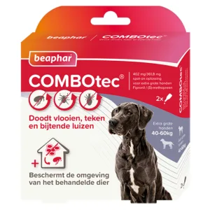 Beaphar COMBOtec parasietbehand hond 40-60kg 2pip