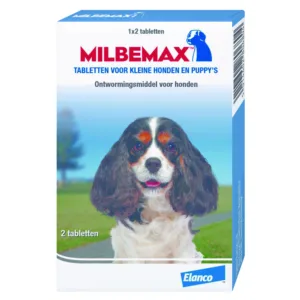 Milbemax Tabletten Puppy/Kleine hond 2 tabl. <5kg