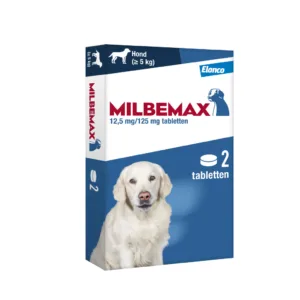 Milbemax Tabletten Hond Groot 2 tabl. 5-75kg