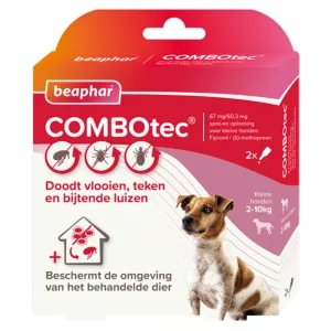 Beaphar COMBOtec parasietbehand hond 2-10kg 2pip