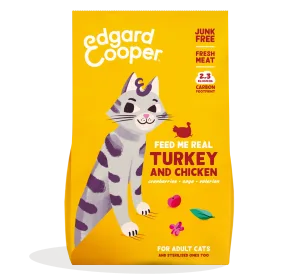 Edgard&Cooper kat adult brok kalkoen&kip 325gr