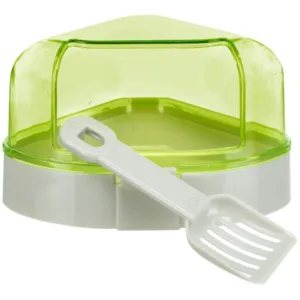 Hoektoilet met dak, 14 × 8 × 11/11 cm, diverse