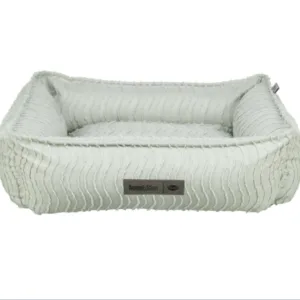 Marley Wave mand, hoekig, 80 × 60 cm, salie