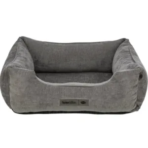 Vital mand Lennox, chenille, hoekig, 60 × 50 cm, grijs