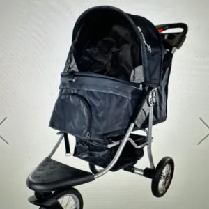 Hondenbuggy allround 3 wielen zwart