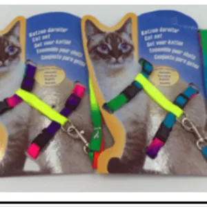 Katten tuig met riem