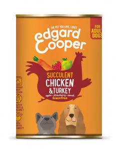 Edgard&Cooper hond adult blik kip 400gr
