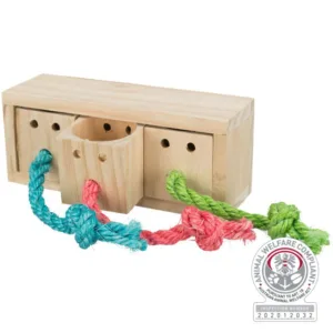 Snack Cube, hout, 15 × 5,5 × 6 cm