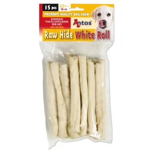 Antos Raw Hide White Roll 15 stuks