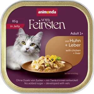 Animonda Vom Feinsten Adult in jelly met kip + Lever 85g