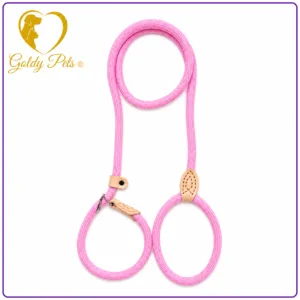 Goldy pets Retriever riem 8mm x 150cm Roze