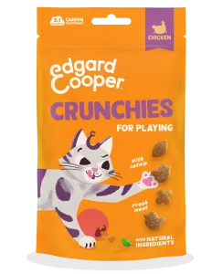 Edgard&Cooper kat adult crunchies kip 50gr