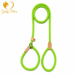 Goldy pets Retriever riem 8mm x 150cm Groen