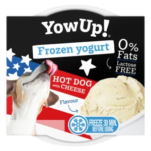 YowUp! Frozen Yoghurt Hot dog met Kaas