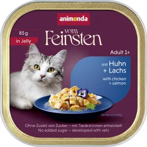 Animonda Vom Feinsten Adult in jelly met kip + zalm 85g
