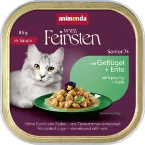 Animonda Vom Feinsten senior in Sauce met gevogelte + eend 85g