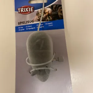 Trixie speelgoed muis grijs